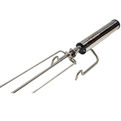 Double Premium Powered BBQ Rotisserie Kit