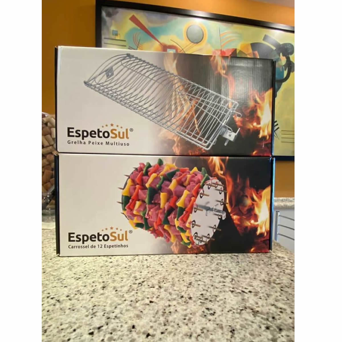 Fish and Vege basket for EspetoSul Rotisserie